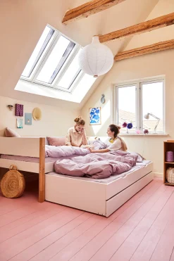 Daybed med udtræksseng og to skuffer