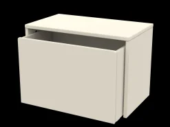 DOTS Opbevaringsbænk, MDF, Cream