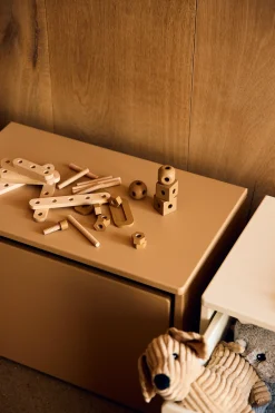 DOTS Opbevaringsbænk, MDF, Latte
