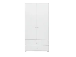 Garderobeskab, 2 låger + 2 skuffer
