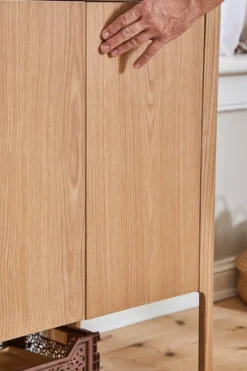 NOVA Puslebord, Oak, 73.2x80 cm