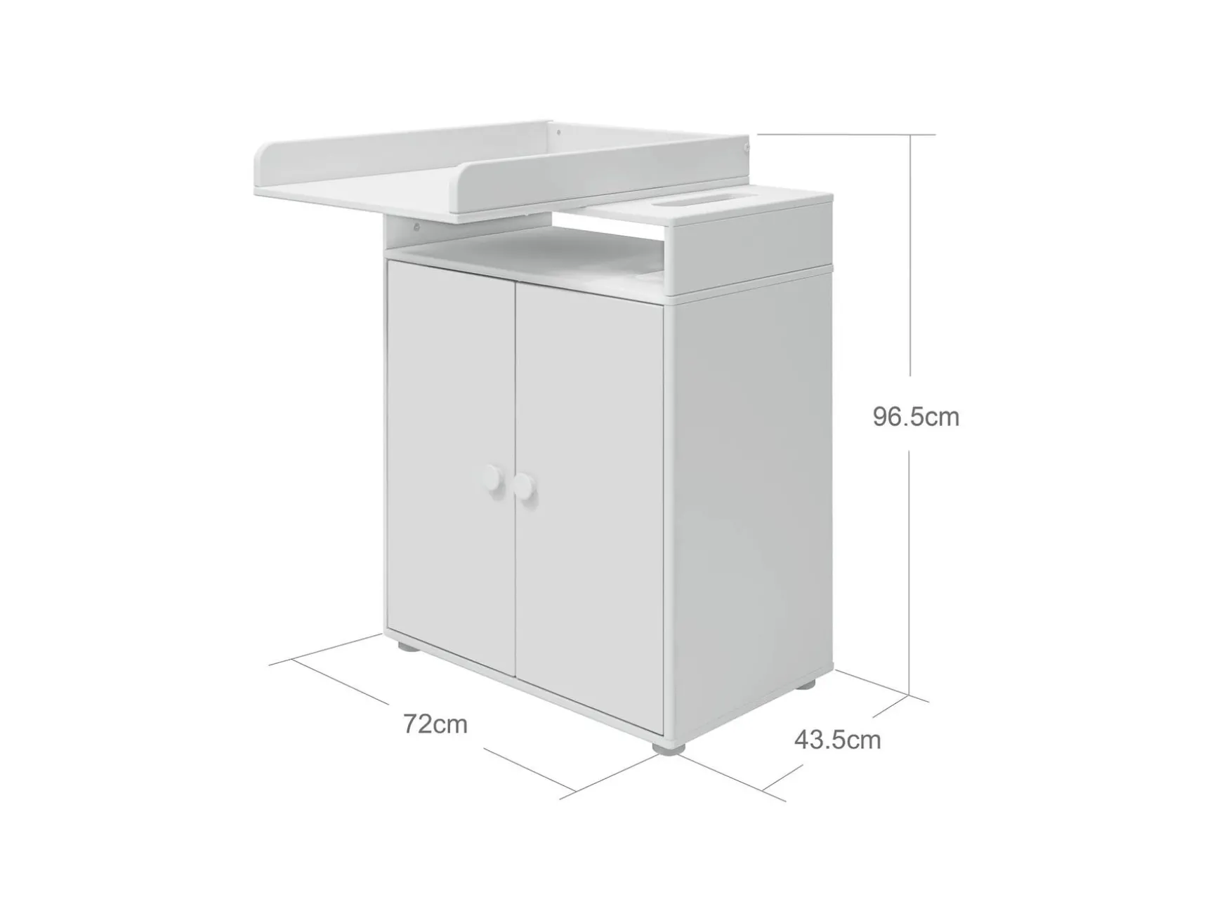 Puslebord, 2 låger