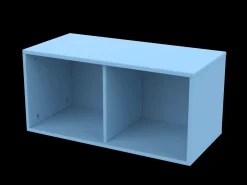ROOMIE Bogkasse, 72 cm, MDF, Blue Skies
