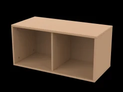 ROOMIE Bogkasse, 72 cm, MDF, Latte