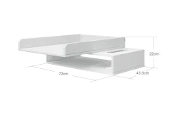 ROOMIE Pusleenhed til kommode, MDF, White